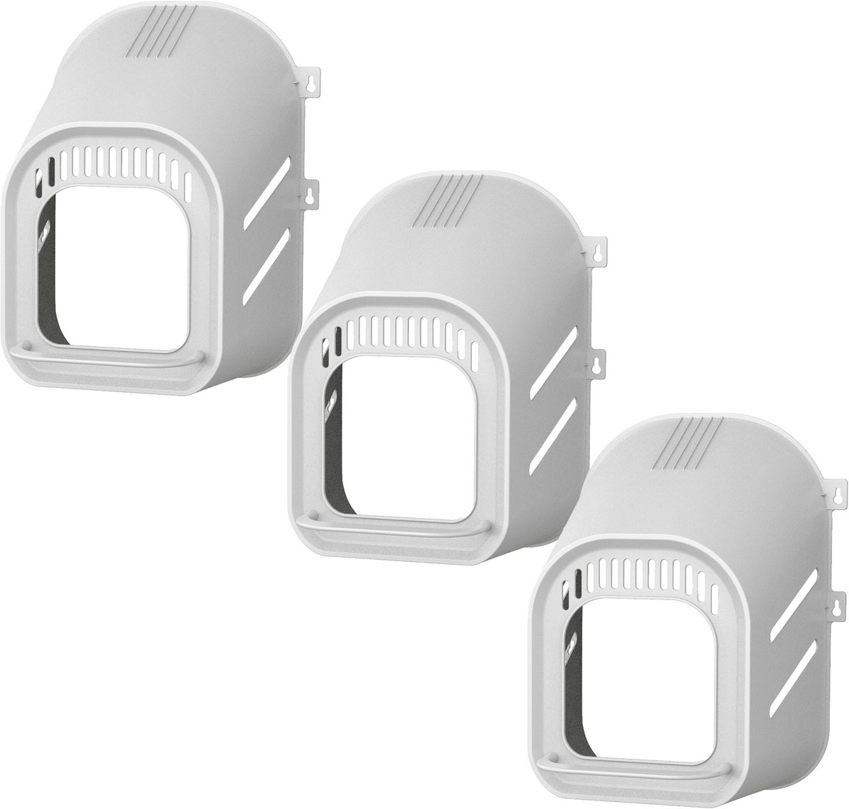 Basic Nest grijs - legnest voor kippen voor tot wel 5 kippen voor wandmontage - kippennest - pluimve nest - kippenhok