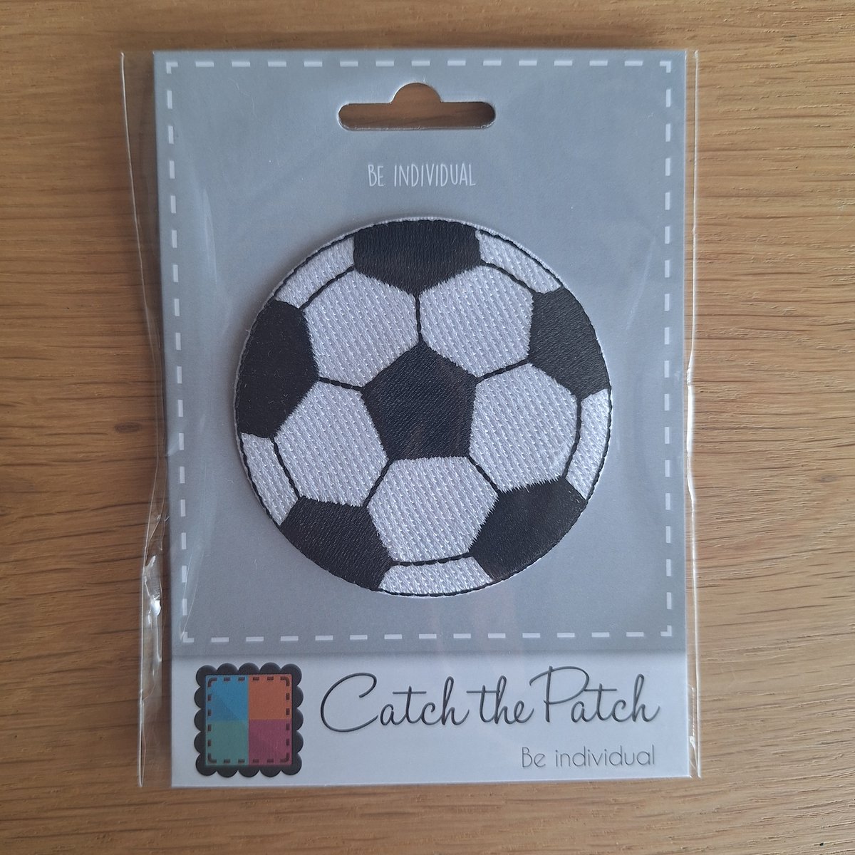 Voetbal strijkembleem - Patch - Strijkapplicatie