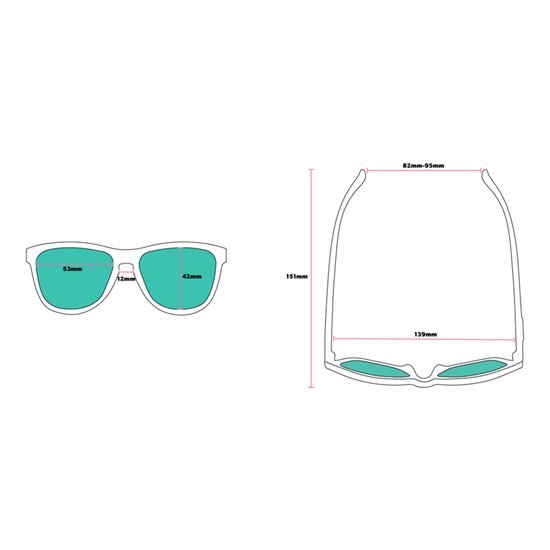 Goodr - Sunglasses, Sunbathing with Wizards van GoodR — afbeelding 5