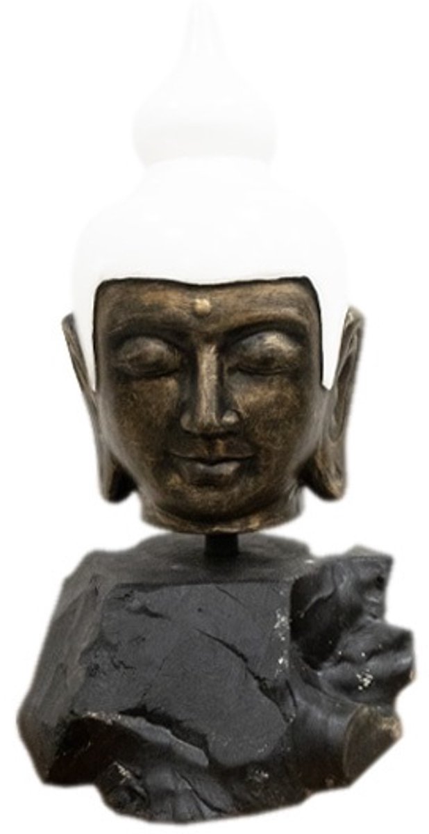 Ornament Boeddha hoofd teak M