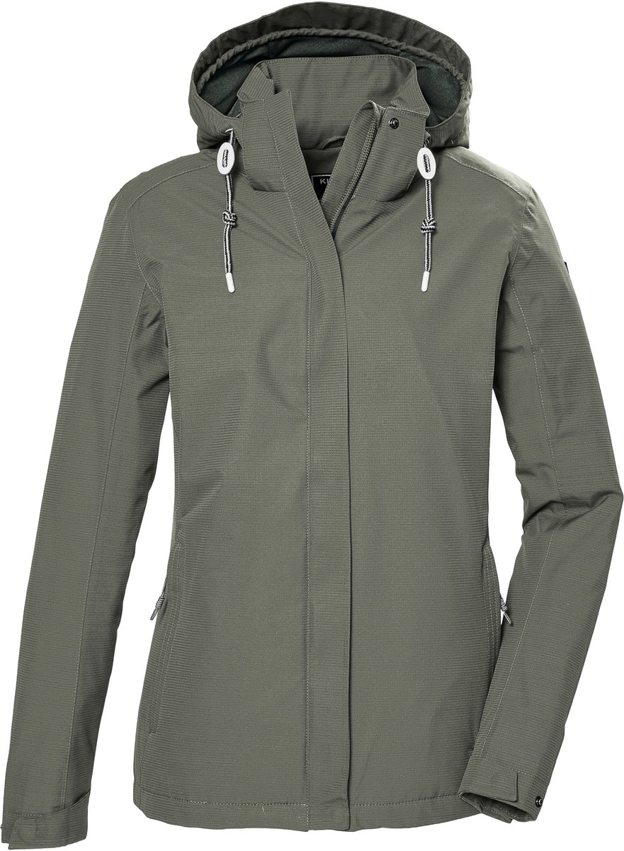 Killtec Kos 61 Outdoor Jas Dames Zomer jas light /tonal melange Donkergroen