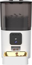 Viervoeter Feed Pro - Automatische Voerbak 6L - Kat en Hond - Voerautomaat met App - Wit
