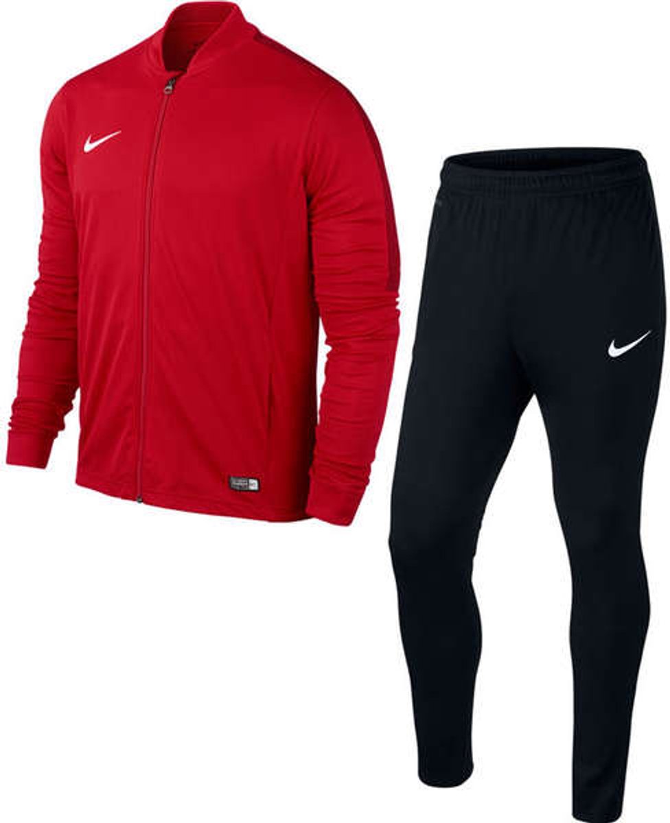 Nike Trainingspak Jr Academy 16 Knit 2 Kids Rood /zwart Maat XS