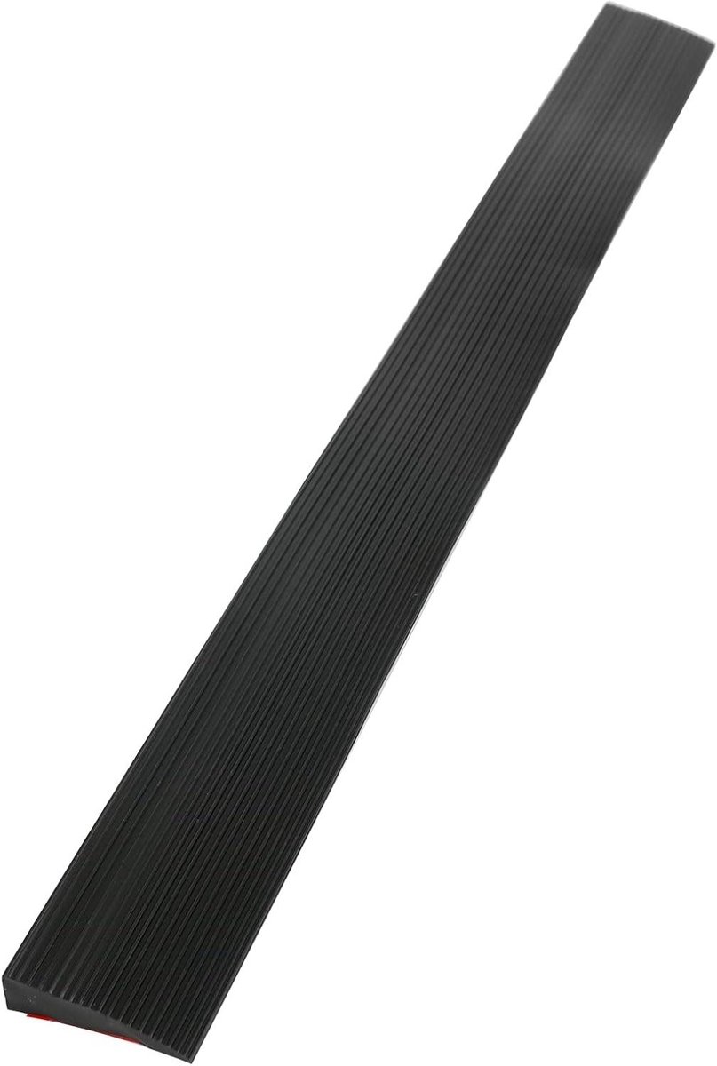 Deurdrempel Rubber - Overgangsprofiel Oprijplaat - Rolstoel Toegankelijkheid - Zelfklevend Waterdicht - 90 x 8 x 3 cm - Zwart