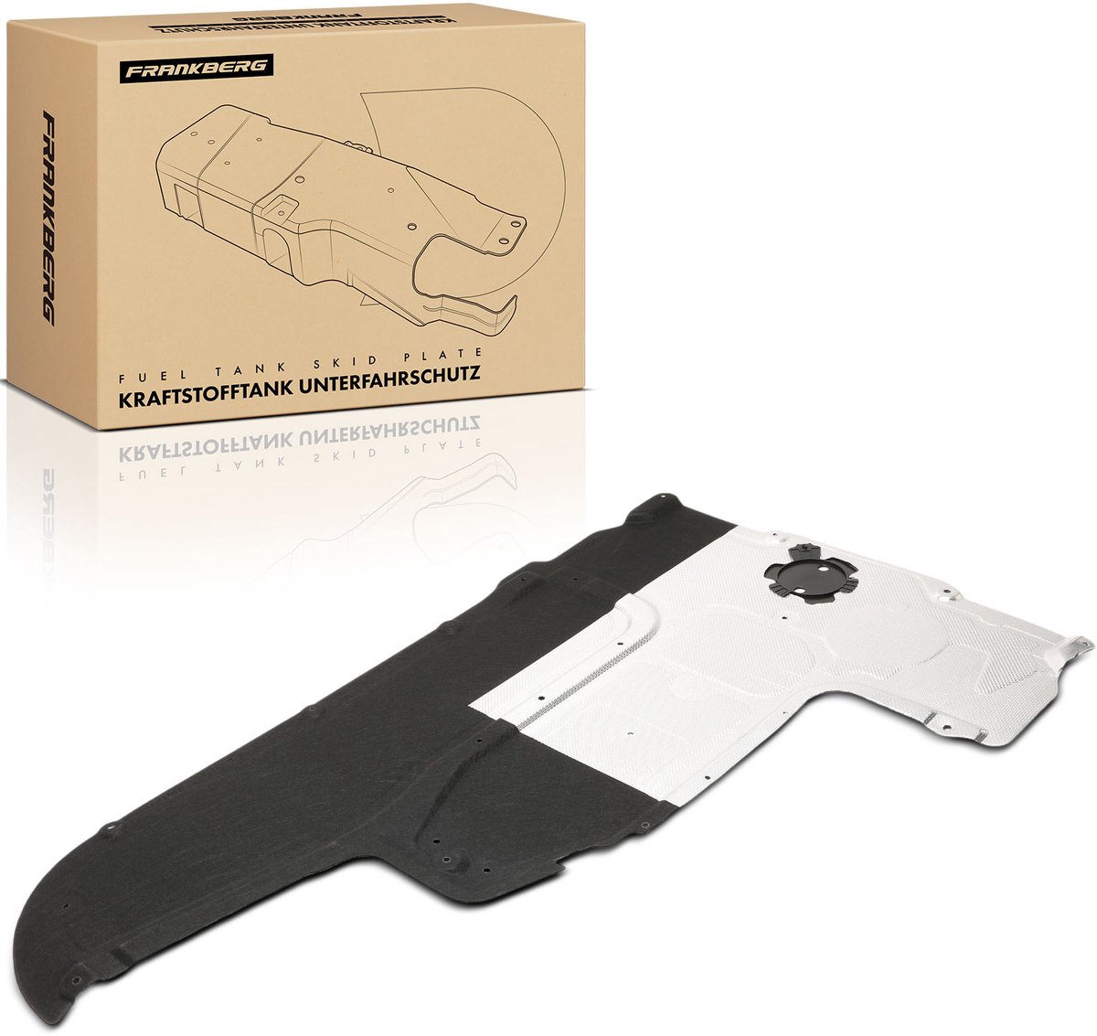 Frankberg 1x Onderbodemplaat voor BMW 5er F10 F07 F11 F06 F13
