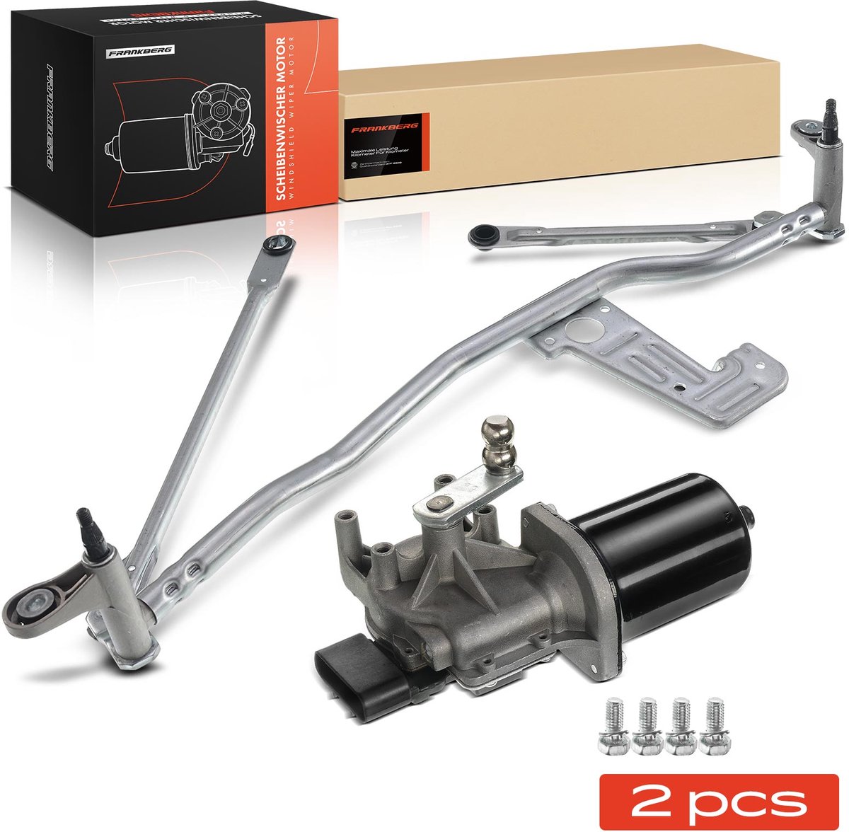 Frankberg 1x Ruitenwissermotor+1x Ruitenwisser Mechanisme voor Citroën