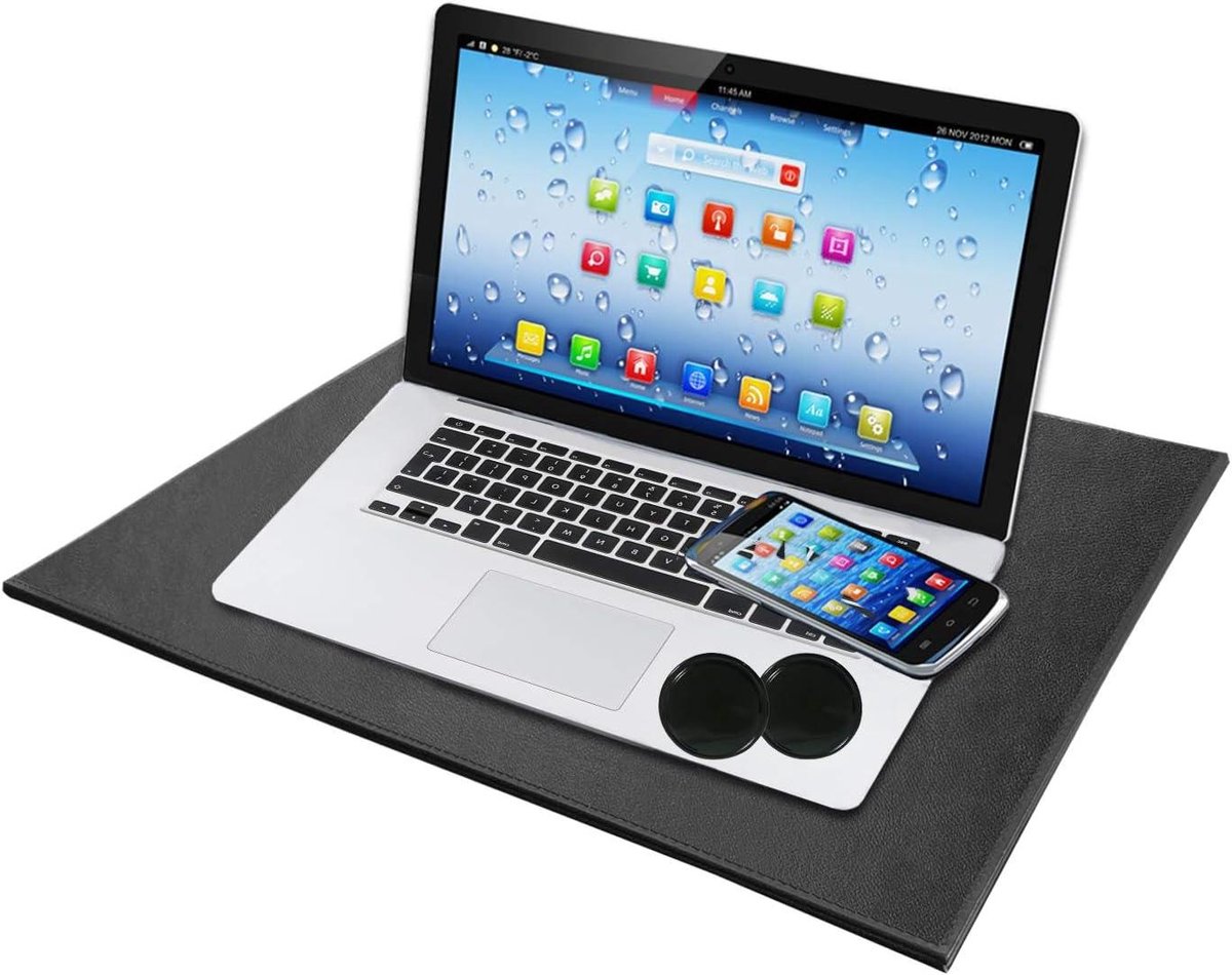 Laptop Stralingsbeschermer - EMF Pad Laptop - Laptop Gebruik Beschermen - Tot 92% Stralingsreductie - 12-16 inch - Zwart