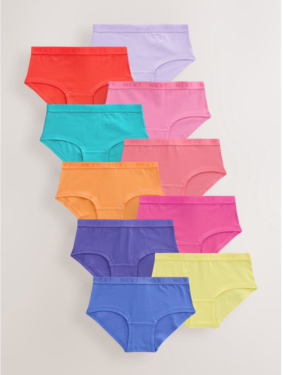 Next - Meisjes - Set van 10 hipsters - Rood