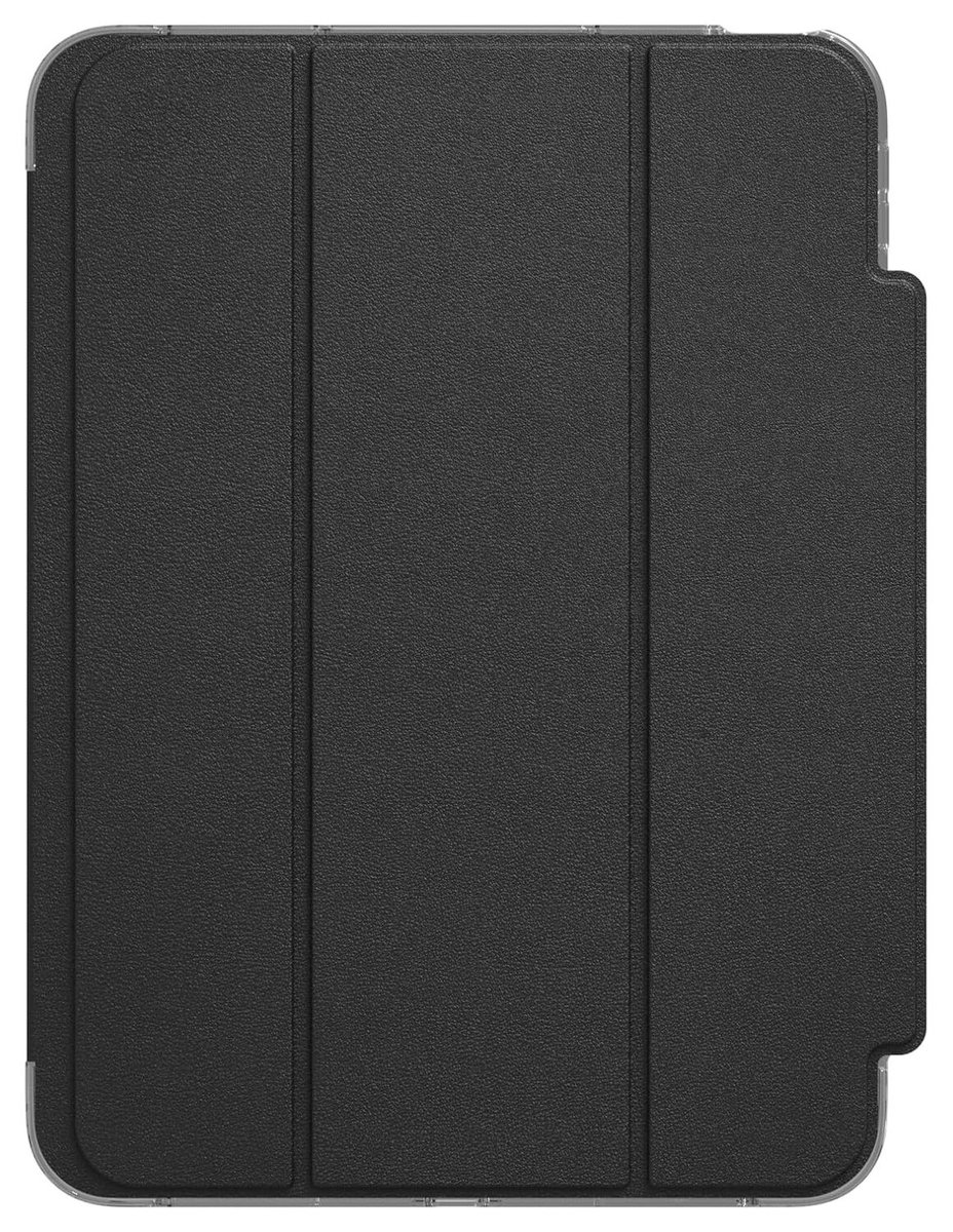 ZAGG Crystal Palace Folio Hoes Geschikt voor iPad 11 (2025) A16 / 10.9 (2022) - Grafeen Book Case met Standaard - 2M Valbestendig - Gerecycled Materiaal - Zwart