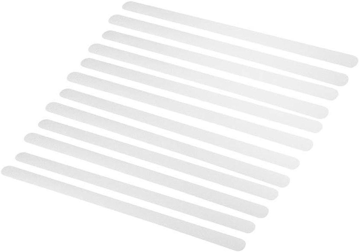 Veiligheidstape voor Trappen en Badkamers, 12 Stuks, Antislip Strips voor Kinderen en Huisdieren, Ideaal voor Voorkomen van Uitglijden