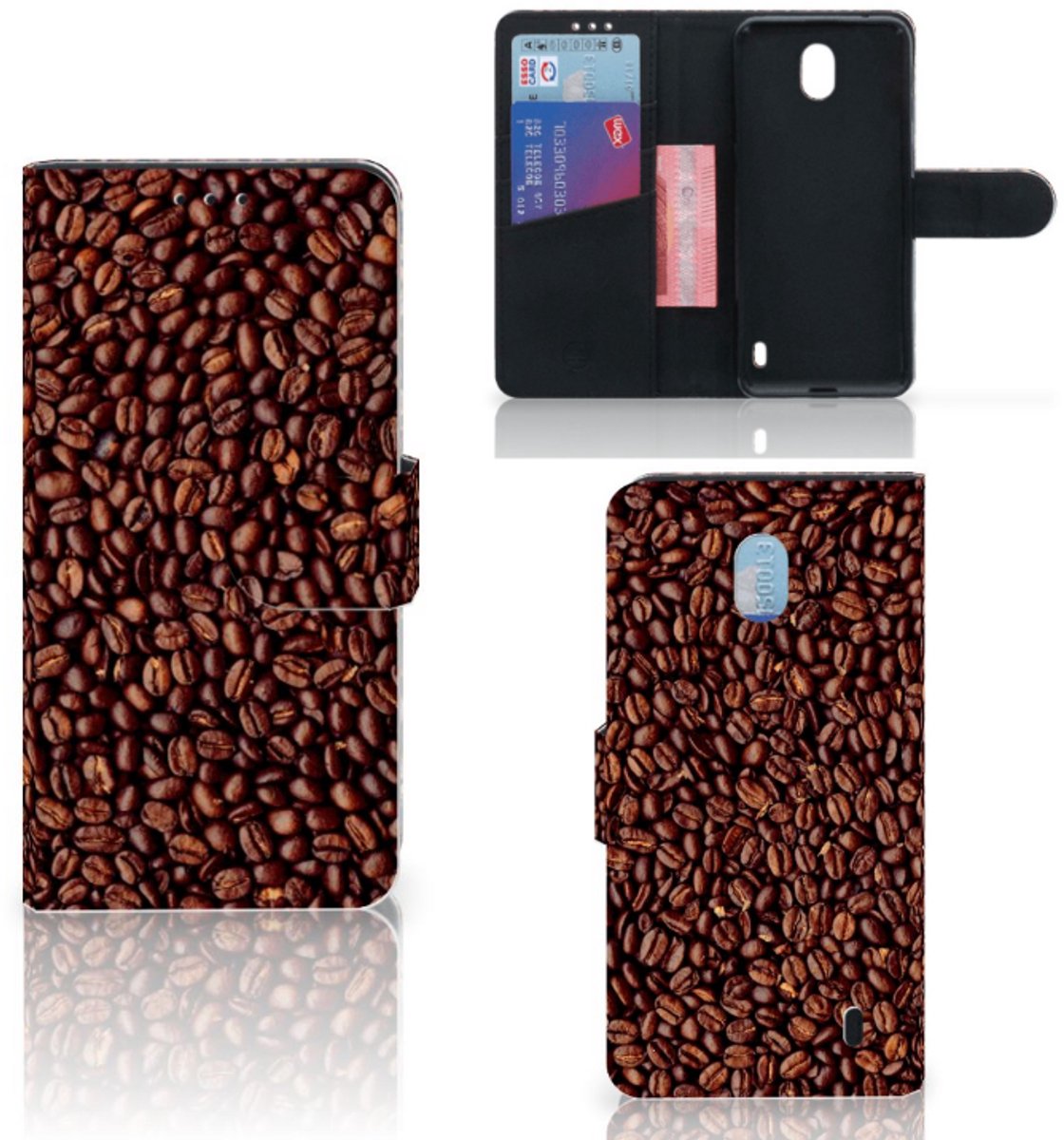 Nokia 1 Plus Book Cover Koffiebonen