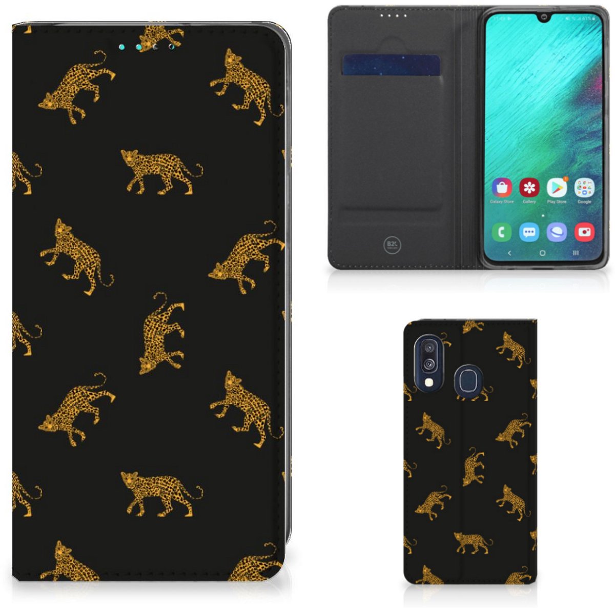 Hoesje maken voor Samsung Galaxy A40 Leopards