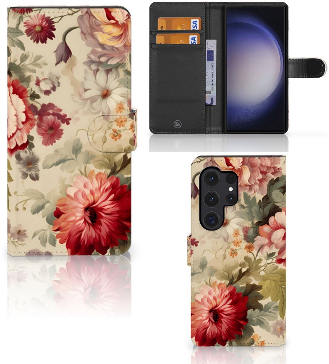 Hoesje voor Samsung Galaxy S24 Ultra Bloemen