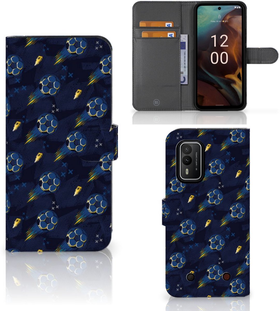 Telefoon Hoesje voor Nokia XR21 Voetbal
