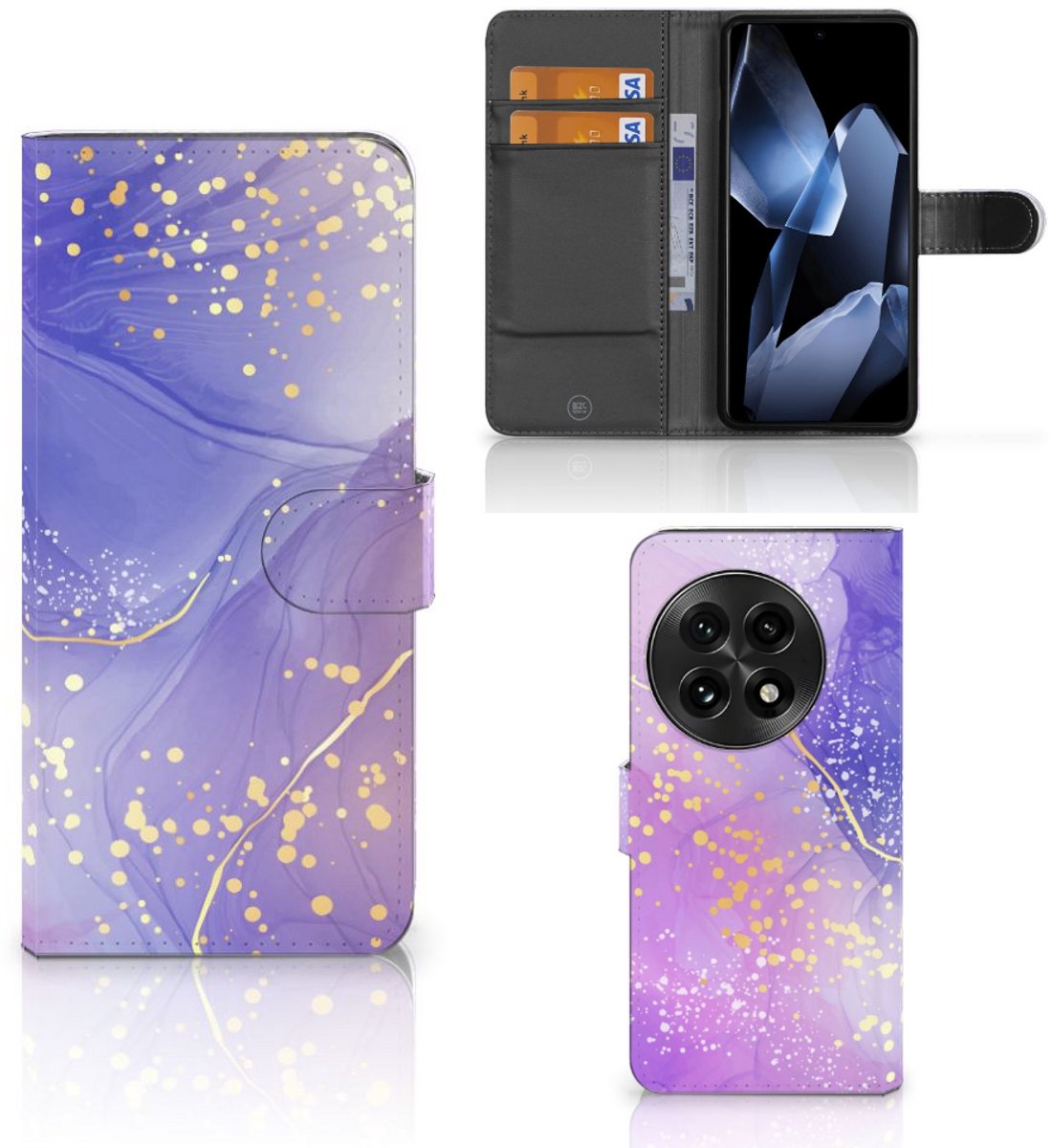 Hoesje voor OnePlus 13 Watercolor Paars