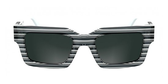 Karl Lagerfeld KL6182S Striped black 51/20/140 UNISEX Zonnebrillen van Merkloos — afbeelding 3