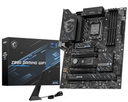 MSI Z890 GAMING WIFI Moederbord – Socket LGA1851 – ATX – DDR5 – Wi-Fi 7 – Bluetooth 5.4 – PCIe 5.0 – Intel Z890 Chipset