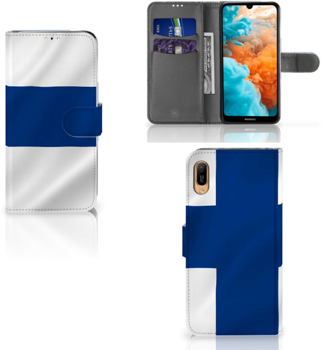 Huawei Y6 (2019) Bookstyle Case Finland