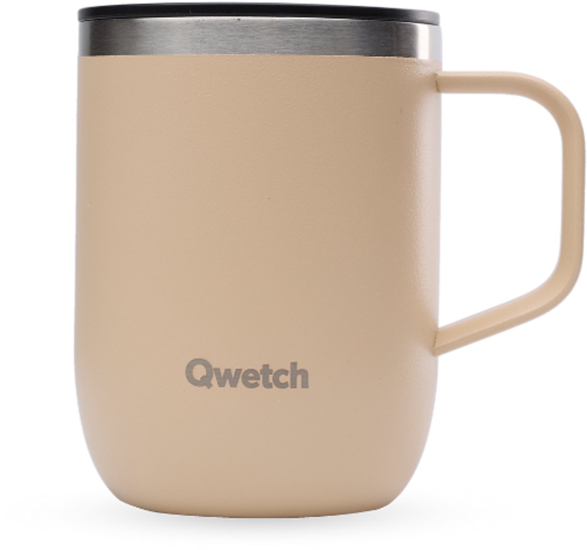 Qwetch - Isothermische mok - Matt Linnen- 350ml