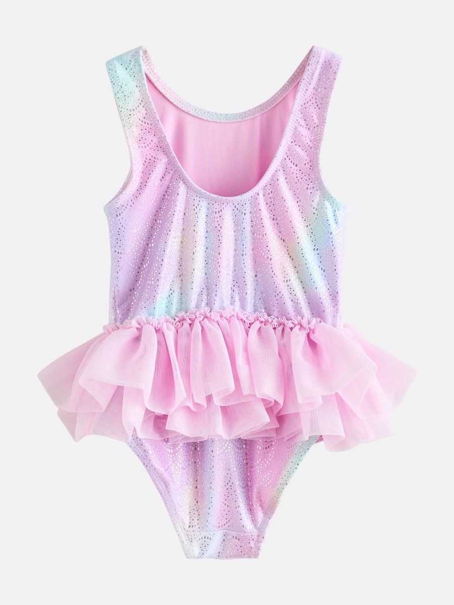 Next - Meisjes - Mesh badpak met tutu - Roze