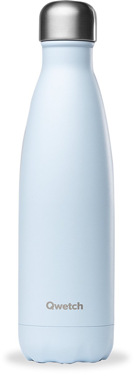 Qwetch - Isothermische fles - Originals Pastel Blauw- 500ml