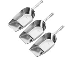 Westmark huishoudschepjes "Hygia" – 3 praktische schepjes voor het nauwkeurig doseren van droge ingrediënten zoals suiker en kruiden of diervoeding en snoep – 1100 ml