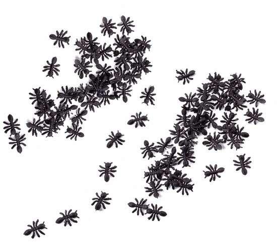 225x Fourmis en plastique de 1,5 cm - Halloween / décoration / décoration d'horreur - Insectes / fourmis