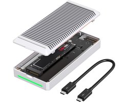 Casecentive USB4 Serie – SSD Behuizing – 80 Gbps high-end snelheid – Tot 8TB NVMe opslag – Ingebouwde koeling – Compatibel met Mac, Windows, PlayStation & Xbox