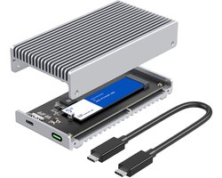Casecentive USB4 Serie – SSD Behuizing – 40 Gbps high-end snelheid – Tot 8TB NVMe opslag – Ingebouwde koeling – Compatibel met Mac, Windows, PlayStation & Xbox