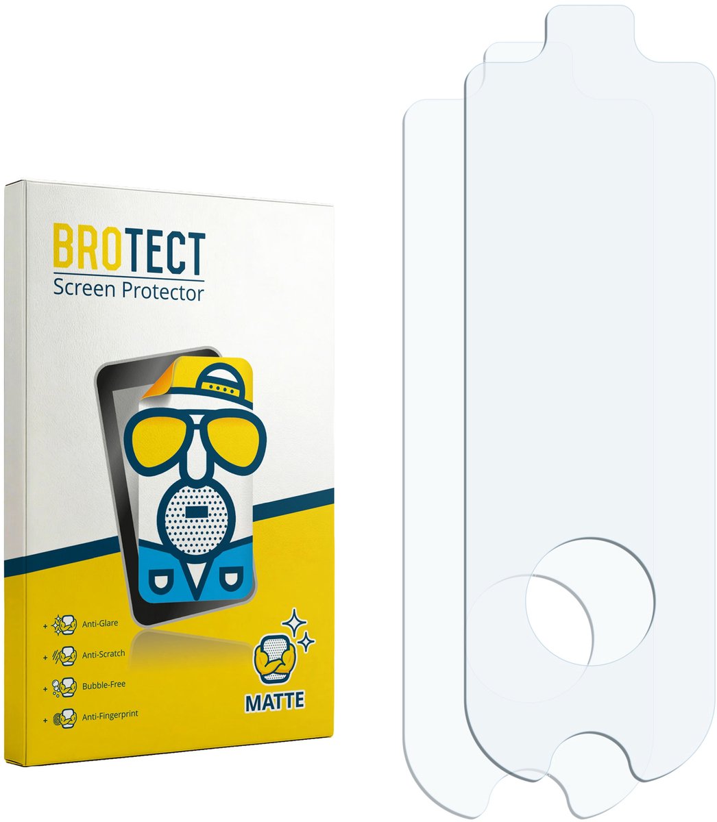 BROTECT - Screenprotector voor Segway Ninebot KickScooter MAX G30 / G30D / G30D II - Folie Beschermfolie matte 2 Stuks – foto 4