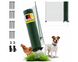 Horizont FIX - Omheiningsnet - 65cm Hoog - 15m Lang - Groen