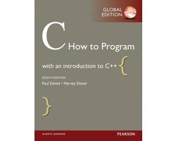 Omslag van C How to Program, Global Edition
