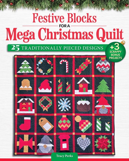 Festive Blocks for a Mega Christmas Quilt - cover