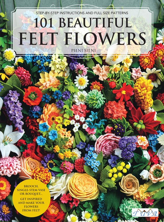 101 Beautiful Felt Flowers - cover