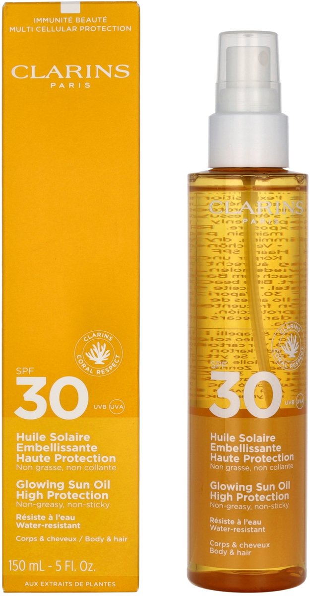 Clarins Glowing SPF 30 Zonneolie 150 ml