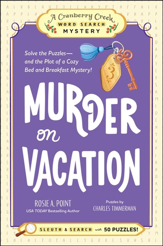 A Cranberry Creek Word Search Mystery- Murder on Vacation: B ... - cover
