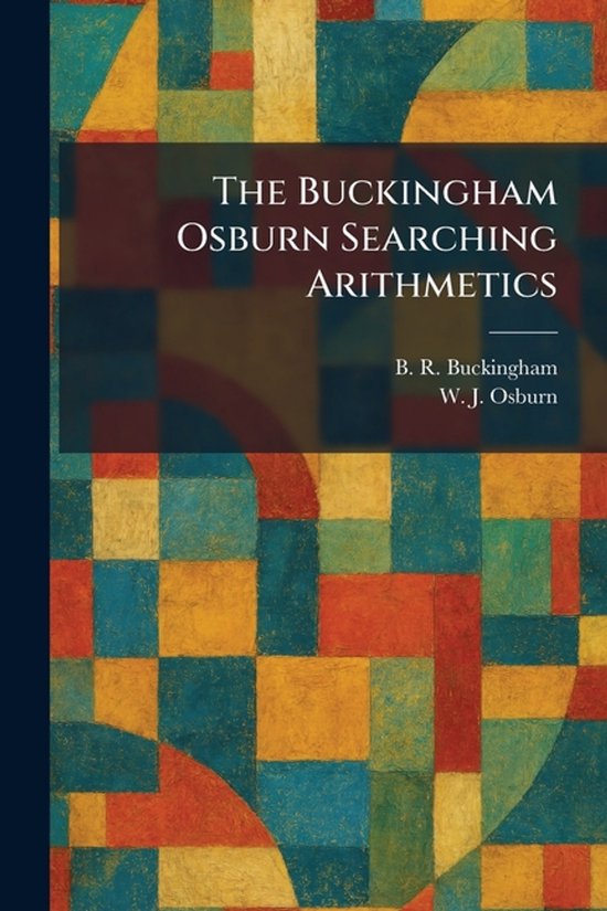 The Buckingham Osburn Searching Arithmetics - cover