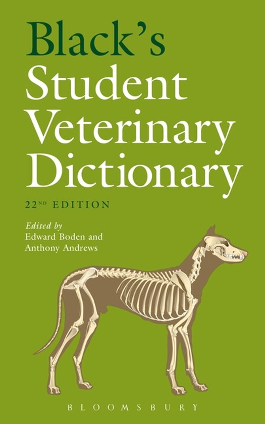 Black's Student Veterinary Dictionary - cover