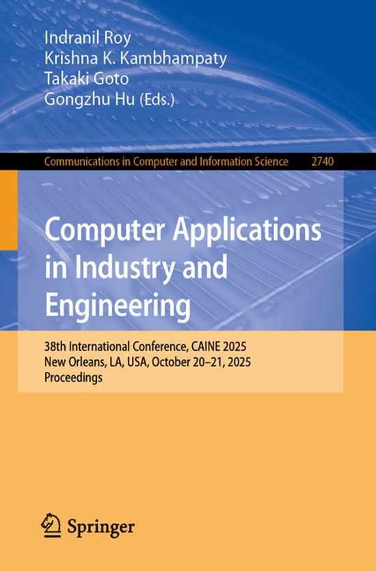 Communications in Computer and Information Science2740- Comp ... - cover