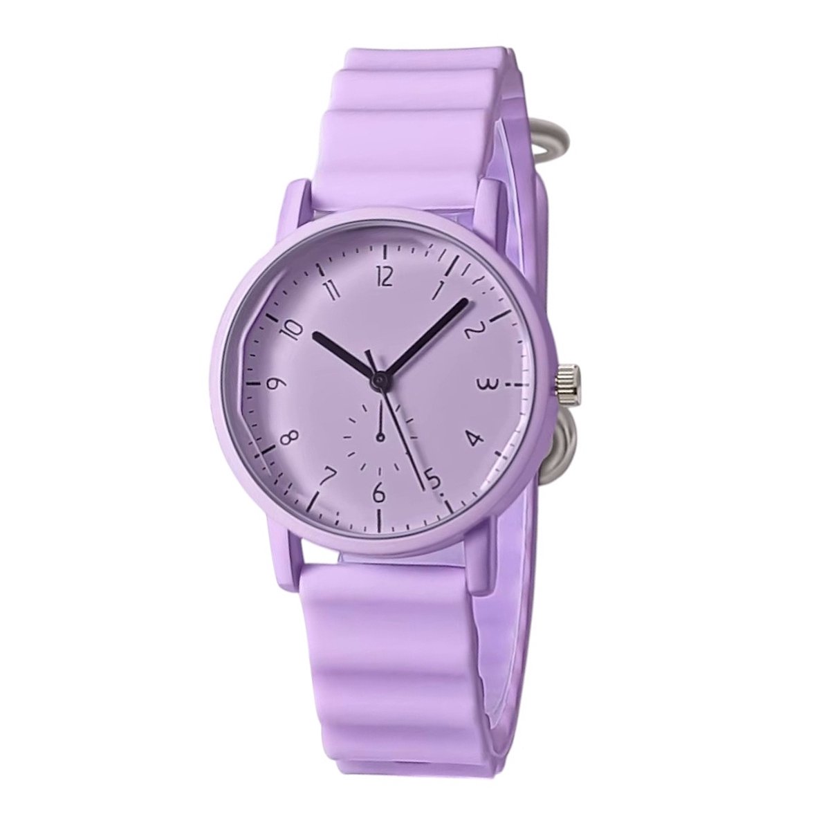 Basic Horloge - Lila | Kunststof-Siliconen | Ø 32 mm | Fashion Favorite