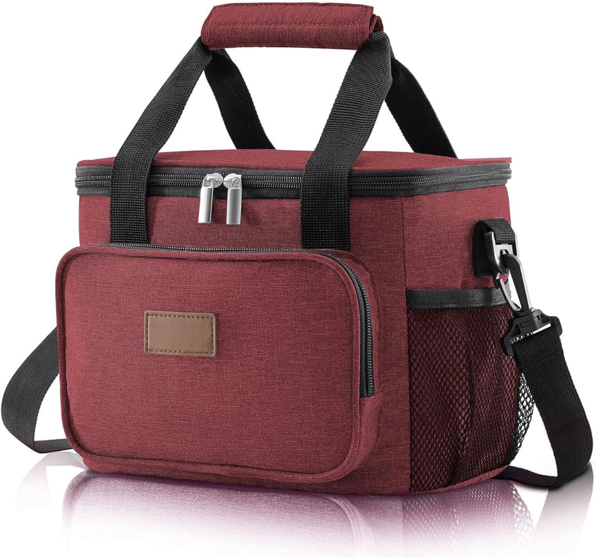 Picknicktas - Picknickmand - Lunchtas - Lunch Bag - Koeltas - Koelrugtas - Koelrugzak - Cooler Bag - Thermotas - 8.5L - Bordeaux - van Imperatoris