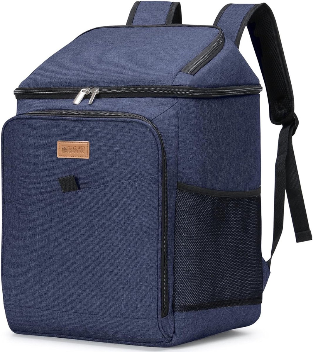 Picknicktas - Picknickmand - Lunchtas - Lunch Bag - Koeltas - Koelrugtas - Koelrugzak - Cooler Bag - Thermotas - Stof - 26L - Donkerblauw - van Imperatoris
