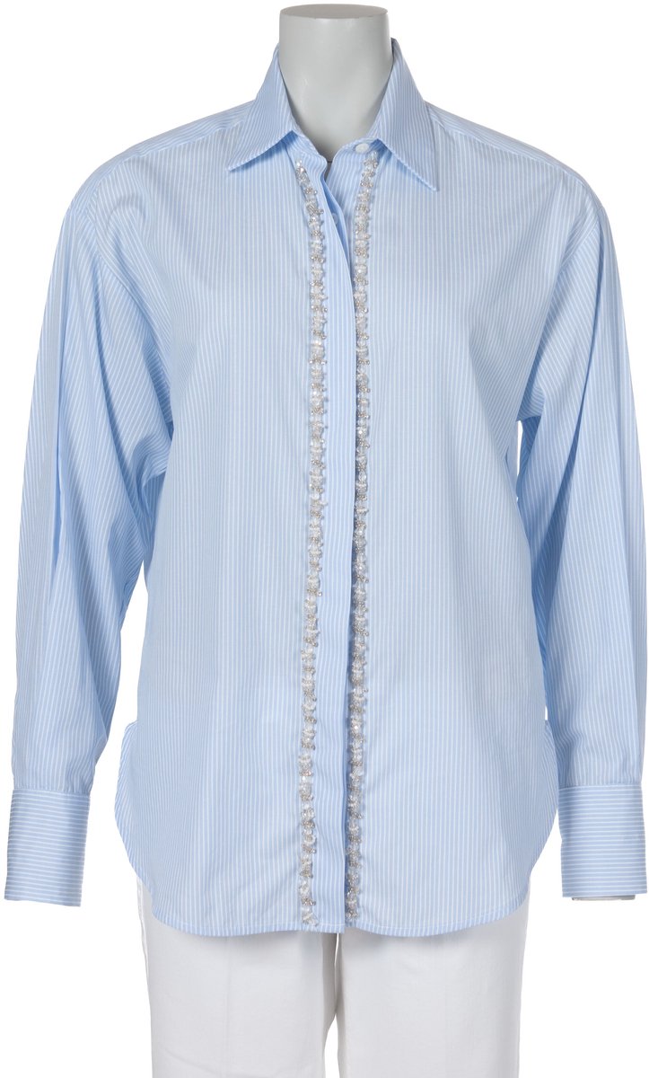 Ermanno Scervino - Blouse - Lichtblauw - L (40)