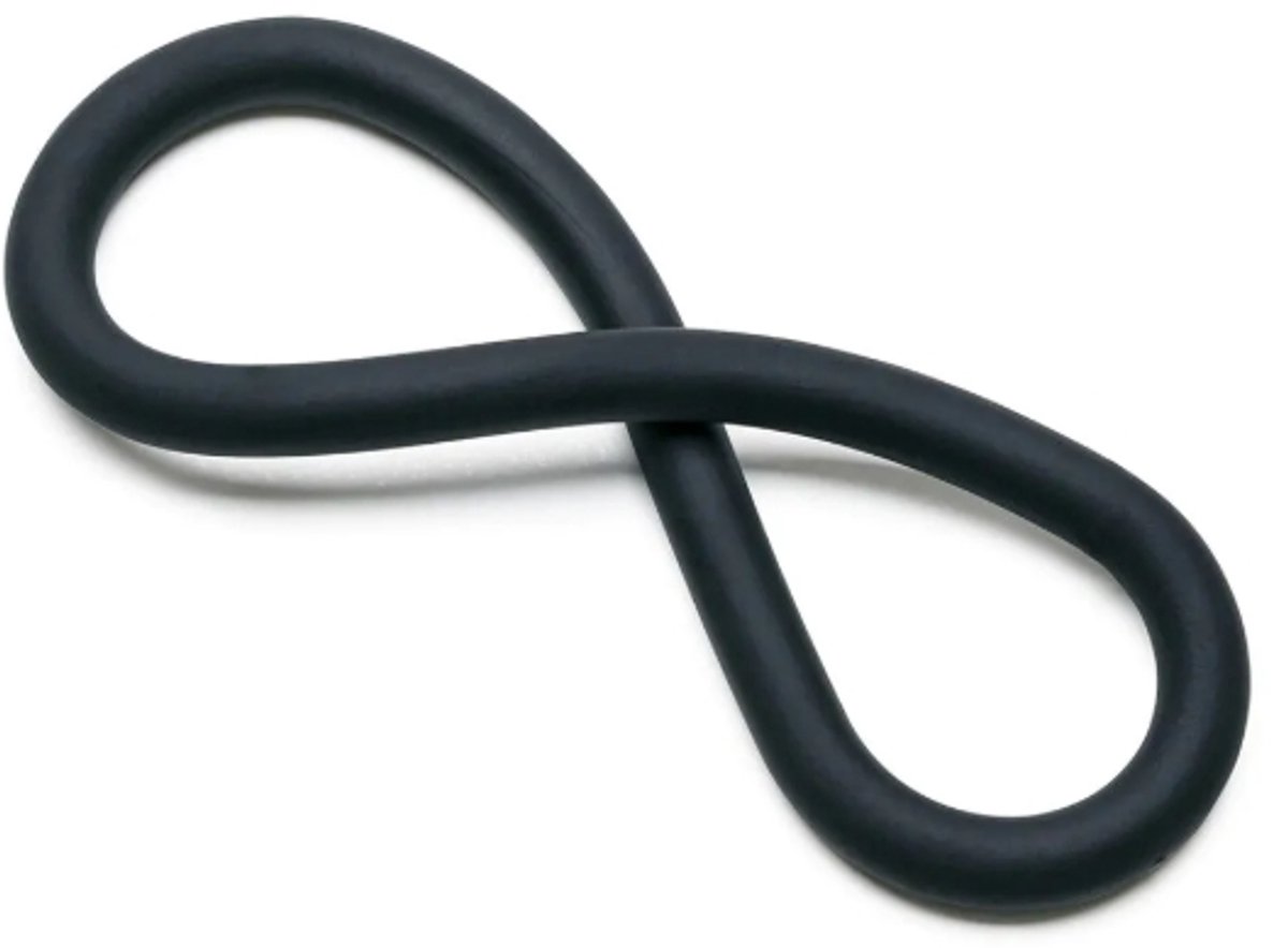 silicone hefty wrap ring - cockring - 12 / 30,5 cm - zwart