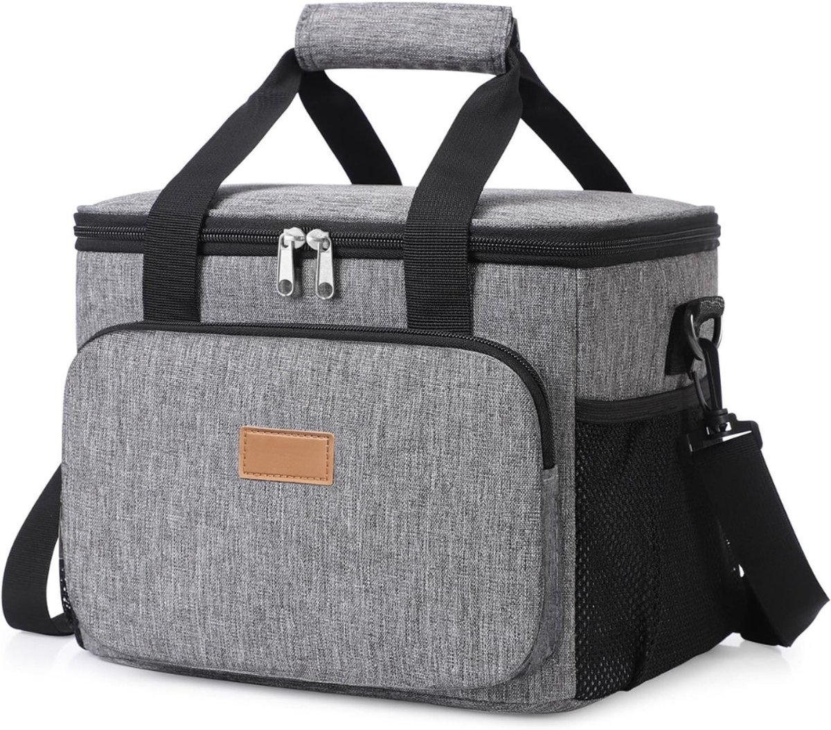 Picknicktas - Picknickmand - Lunchtas - Lunch Bag - Koeltas - Koelrugtas - Koelrugzak - Cooler Bag - Thermotas - 9L - Grijs - van Imperatoris