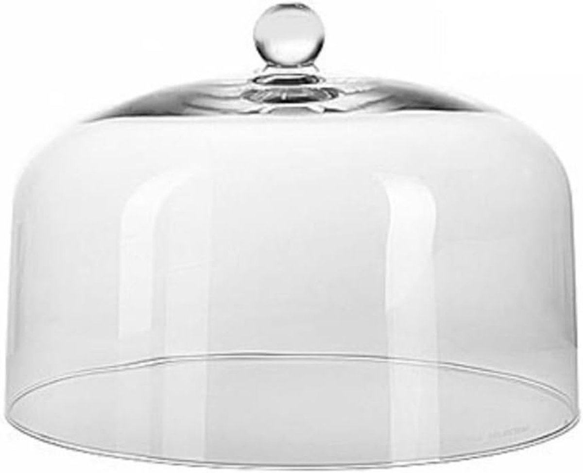 Glazen Klok - Wandklok - Woonkamer Decoratie - Transparant Glas - 32x32x22.5 cm