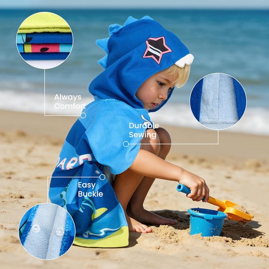 Meerjungfrau Kinder Kapuzen Strandtücher - Schnelltrocknend Kinder Meerjungfrau Kinder Kapuzen Strandtücher - Schnelltrocknend Kinder