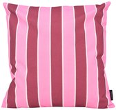 Sunset Stripe Pink - Outdoor Kussenhoes | 45x45 cm | Katoen/Polyester