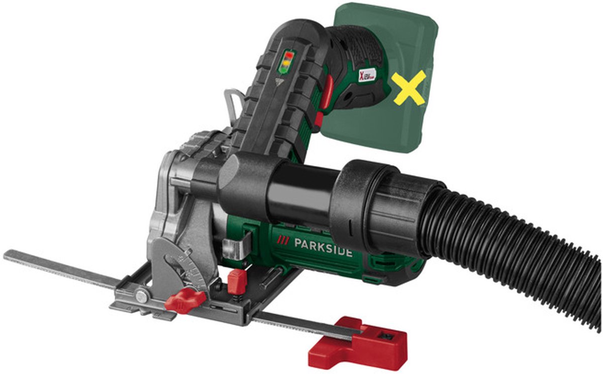 PARKSIDE Accu-handcirkelzaag 12V zonder accu - Toerental: 1400 tpm - Zaaghoek: 0–45° - Zaagdiepte: max. 26 mm (bij 0°) - Zaagblad: Ø85 x Ø15 mm - Exclusief accu en snellader – foto 6