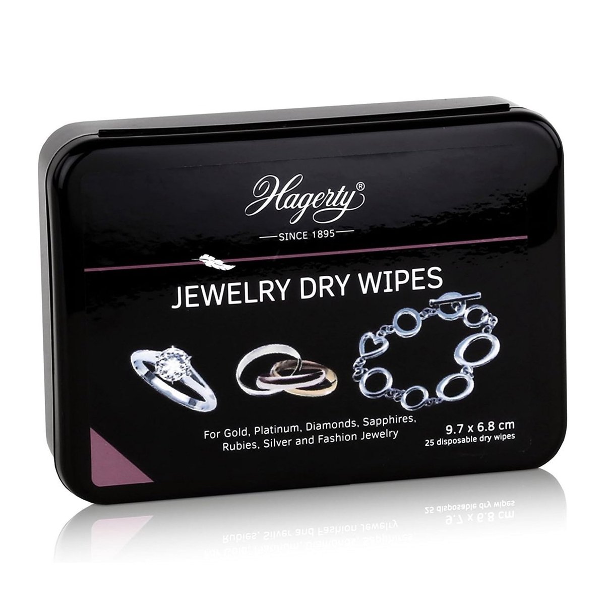 Hagerty Jewels Dry Wipes 25 eenwegdoeken